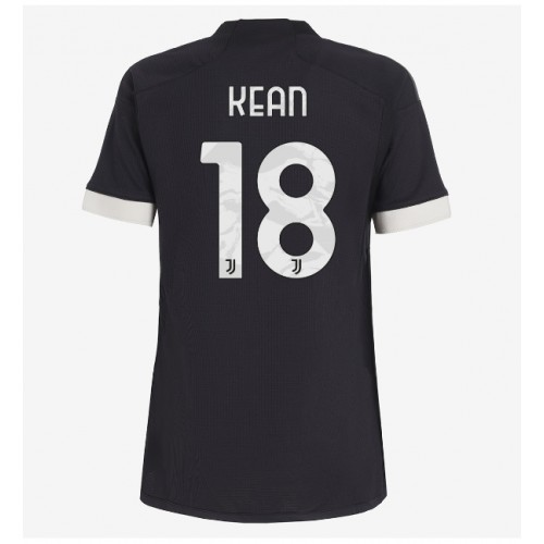 Fotbalové Dres Juventus Moise Kean #18 Dámské Alternativní 2023-24 Krátký Rukáv